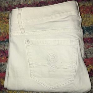 Lilly Pulitzer White Bootcut Jeans